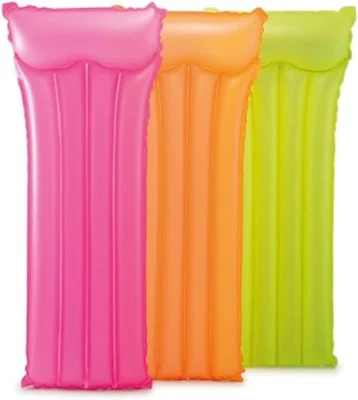 Intex Air Inflatable Pool Mat, Neon Frost