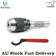 7/16"-20UNF(1-13mm) APU Drill Chuck R8 Shank and APU13 Spanner