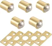uxcell 11mm Ball Dia Brass Electroplating Door Cabinet Ball Catch Latch Closures 5pcs