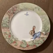 BEATRIX POTTER Peter Rabbit Spring Garden Dinner Plate 10.5" Set of 4