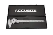 8''/200 mm by 0.001''/0.02 mm Dual Needle Precision Dial Caliper Stainless St...