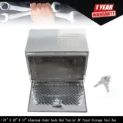 24" Aluminum Underbody For Trailer Pickup Truck Tool Storage Underbody Tool Box