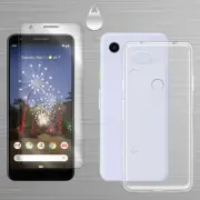 High-Sensitivity Anti-Bubble Screen Protector and TPU Case for Google Pixel 3a