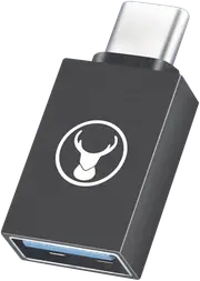 Bonelk USB-C to USB-A 3.0 Adapter (Black)