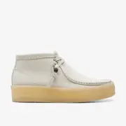 Clarks Originals Women's Wallabee Cup Boot White Nubuck 26168988