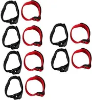 Kisangel 3sets Superior Rooster Collars in Set Flexible Chicken Anti-Noise Collars Crowing Proof Collar for Rooster 4pcs*3