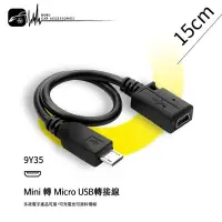 在飛比找Yahoo!奇摩拍賣優惠-9Y35【Mini 轉 Micro USB轉接線】行車記錄器