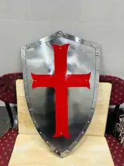 Medieval Wooden Viking Shield Armor Knight Templar Crusader Shield
