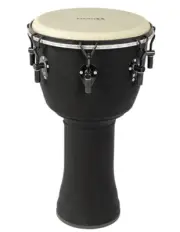 Mano Percussion Tunable 12" Djembe Black Cloth MPC05BK