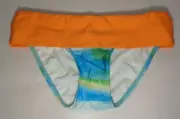 Next Size Small BANDED RETRO PANT Tranquil Waters New Womens Bikini Bottom