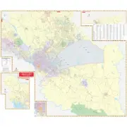 Columbia & Richland Co, SC Wall Map