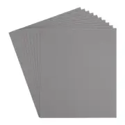 EVA Foam Sheets, [for Arts] - 11x8Inch 1.7mm Thickness / Dark Grey / 12 Pcs
