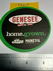 GENESEE BREWING CO of ROCHESTER NY, "HOME.GROWN" BEER COASTER.