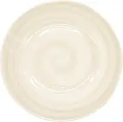 Ichiku Mino Ware 127-0811 Brush Powdered Curry Dish, Pasta Plate, Deep Plate, Diameter Approx. 8.3 x Depth 1.9 inches (21 x 4.7 cm), Microwave, Dishwasher Safe, White, Made in Japan