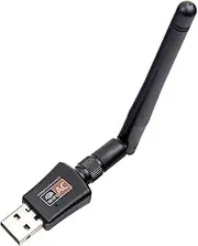 Auzzie Mart USB WiFi Adapter for PC, with High-Gain Antennas, 2.4G/5G Dual Band 600Mbps Mac USB Wireless Network Adapter, WiFi Dongle