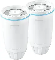 [TOMOON] ZR-001 Water Filters Replacement for Ze.ro Wa.ter Pitcher and Dispenser - Perfect Fit & Permium Filtration - Improve Tap Water Taste, Reduce Lead/Chromium/PFOA/PFOS(2 Packs)