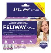 Feliway Home Diffuser Refill 48ml 3 pack - 3pk