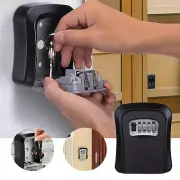 Key Lock Box Wall Mounted Key 4 Digit Combination Key Curved Key Lock Box Home