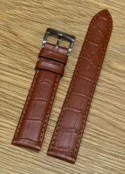 Genuine Original OEM Raymond Weil Brown Alligator Leather Strap 18mm 16mm 18/16