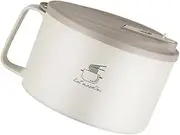 MOLUCKFU Instant Noodle Bowl Soup Bowl Lid Microwave Safe Large Stainless Steel Portable Thermal for Students Office Travel