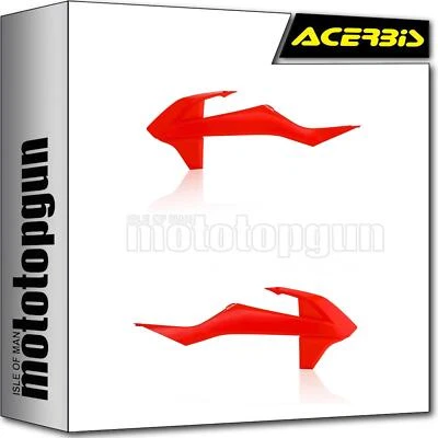 acerbis radiator scoops orange fluo ktm sx 85 2018 18 2019 19 2020 20 2021 21