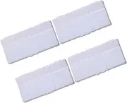 Material Paint Box Palette 4pcs Folding Watercolor Paint Trays Easy-Clean Plastic Palette Gouache Paint Set for Art and Craft Projects
