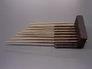 NEW TRIPLE CHIME CLOCK CHIME RODS WITH BLOCK -- movement service repair parts