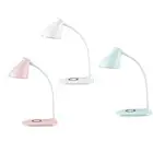 Wireless Charger LED Desk Table Bedside Lamp with Touch Control Eye Caring Light