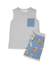 NEW PETER ALEXANDER DISNEY WINNIE THE POOH PJ SET CHRISTMAS JNR 10 RRP$69.95