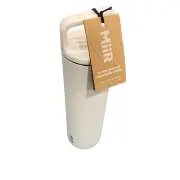 MiiR 20oz Wide Mouth Stainless Water Bottle White Promotional Merch -Akin Gump