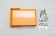 AOF Bolt On Cargo Container High Security Lock Box with hardware Orange