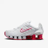 在飛比找Yahoo奇摩購物中心優惠-NIKE SHOX TL 女休閒運動鞋-白紅-FZ43440