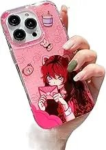 Suitable for iphone14 Double Layer Pattern Phone case Apple 13promax Glitter Printing 12pro Cartoon Phone case