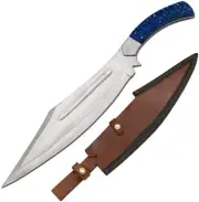 Wild Turkey Handmade Full Tang Hunting Outdoor Machete Comes with Leather Sheath