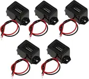 GOOHOCHY 5pcs Mechanical Vibration Alarm Durable Electronic Components for Household and Office Use Continuous Tone for Alerts