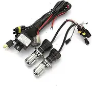 XIGAN New HID HI-Low BI-Xenon Set Light Bulbs 35W 12V H4 H4(2106) (Color : Extra deep Blue)