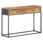 Solid Acacia Wood Console Table 110x35x75cm Wooden Accent Side Table vidaXL