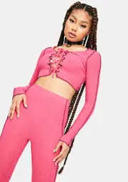 What Do I Know Contrast Stitch Pants Set