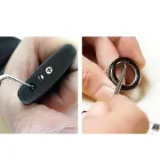 Rolson Pick And Hook Probe 4 Set O Anello Seal Remover With Soft Anti Slip