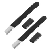 2 Pcs Pruning Shear Sharpener Hedge Trimmers Chainsaw Garden Clippers