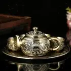 Kung Fu Tea Set 4 Tea Cups Portable Teapot Set for Travel Business Hotel