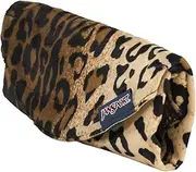 [JANSPORT] Digital Burrito Pouch - Black/beige Plush Cheetah