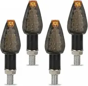 Indicators Flowing Turn Signal Universal Motorcycle Turn Signal Lights 12V LED Flasher Safty Driving Indicator Lamp Stop Signal Light Motorcycle Accessories Turn Signal Indicator