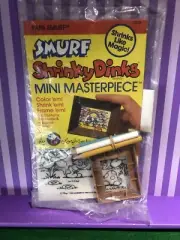 NEW IN BAG 1983 Smurfs Shrinky Dinks MINI MASTERPIECE SET SHIPS FREE