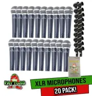 Cardioid Dynamic Microphones & Clips | Vocal Handheld Singing Mics DJ Karaoke