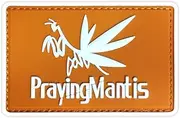 [YeungZhou] Praying Mantis Tactical PVC Patch, Hook and Loop Rubber Armband Badge (Yellow)