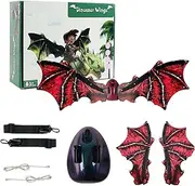 Dragon Glowing Wing with Led Lights - Dinosaur Wings | Cosplay Costumes Wing for Kids | Electric Dinosaur Wings with Music | Toddler Animal Dress Up Clothes for Party Supplies