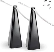 MAGIC SELECT 2 x Fly Repellent Insect Repellent Fly Repellent Fan with Handle Silent Safe Repels Insects for Patio, Picnic, Barbecue, Outdoor and Indoor Use