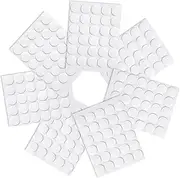 WEKADRIN 7 Sheets Double Sided Adhesive Dots Round No Trace Strong Adhesive Sticky Stickers