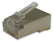 PLUG RJ45 8P8C SHIELDED ROUND - 7001-8P8C-R-M PACK OF 10